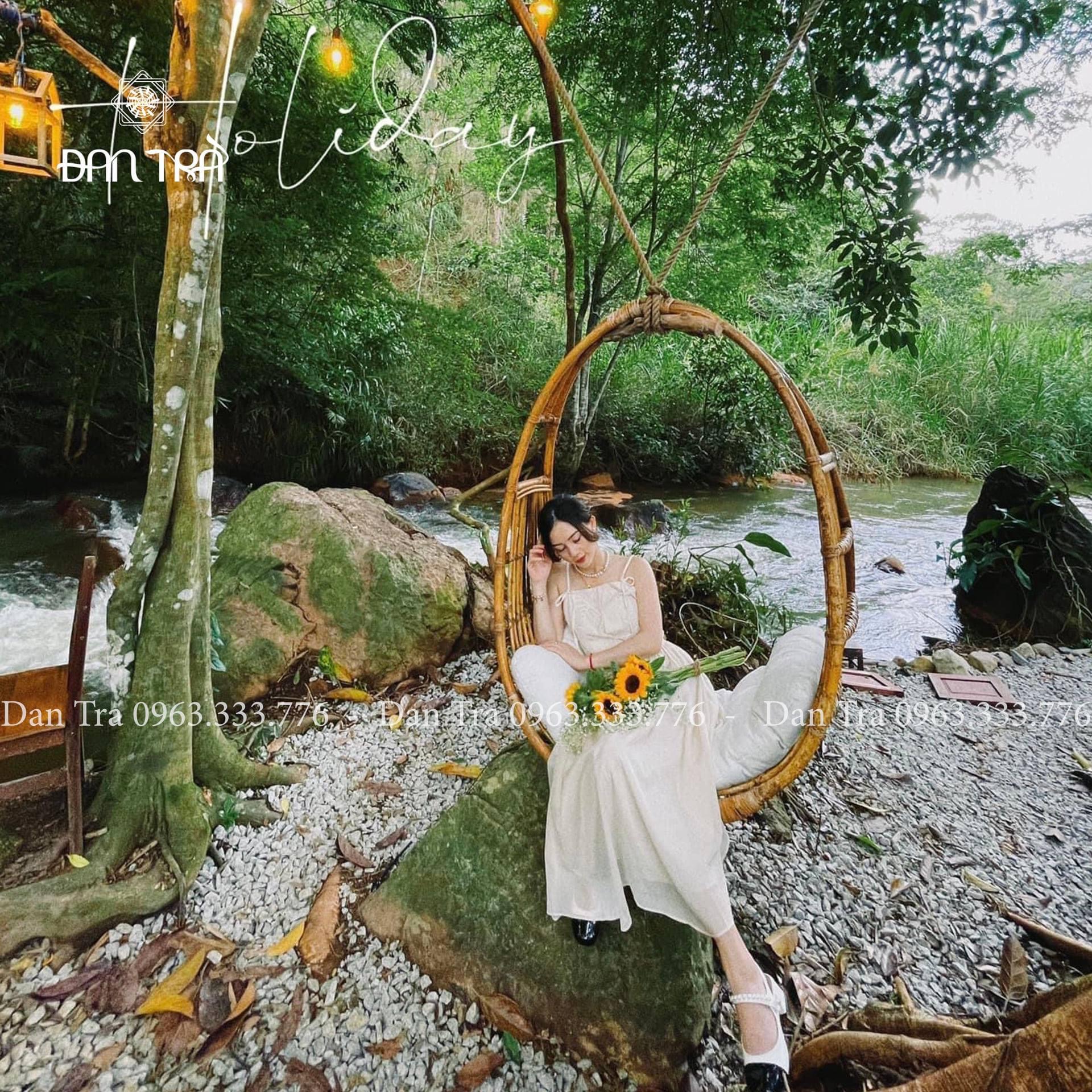 Xích Đu Giọt Nước Mây Đan Cao Cấp - Nội Thất Mây Tự Nhiên