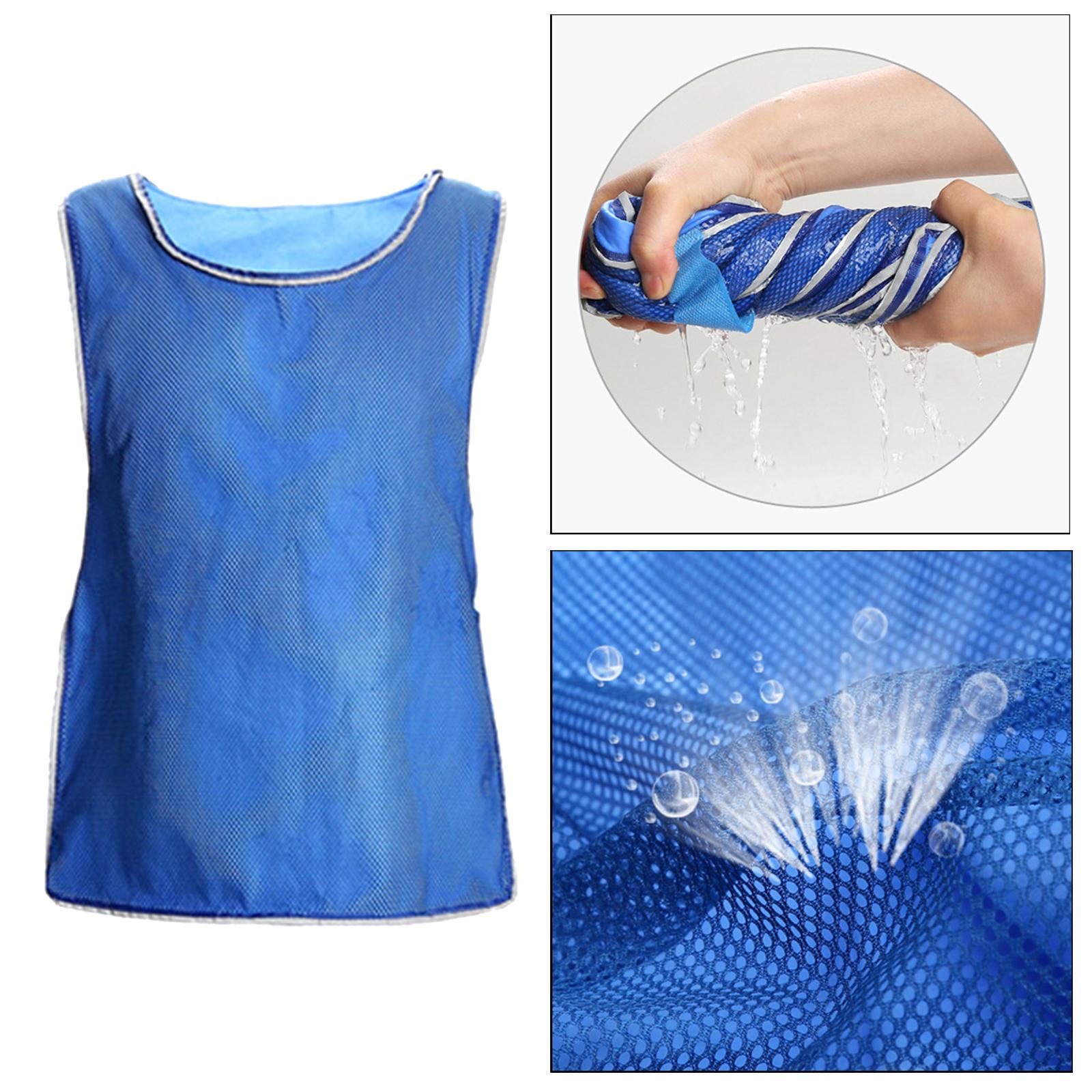 Fast Cool Summer High Temperature Protective Cooling Cold Shirt Ice Vest Men