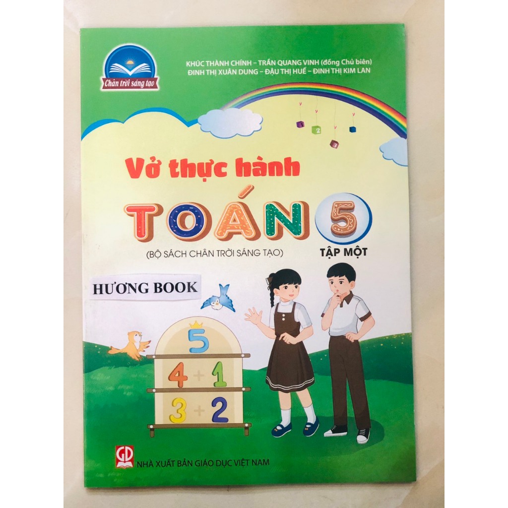 Sách - Combo Vở thực hành Toán 5 - tập 1 + 2 (Bộ sách Chân trời sáng tạo)