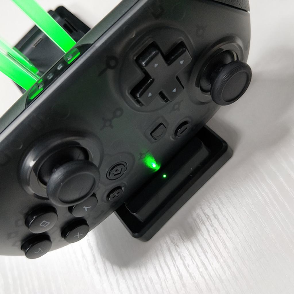 Controller Charger For Nintendo Switch, Charging Dock Stand Station For Joy-con And Pro Controller With Charging Indicator And Type C Charging Cable