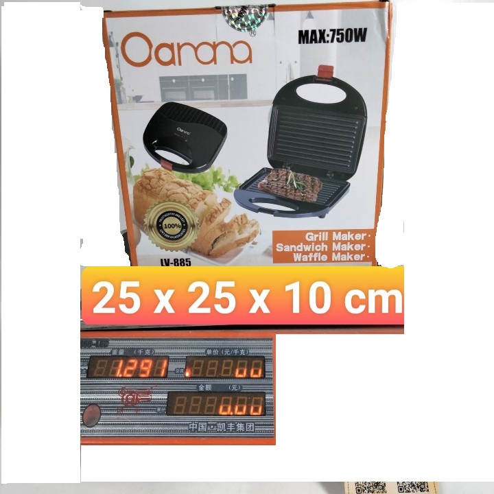 Máy Làm 4 Bánh Hotdog Sokany KJ-102 750W/220V Electric Sandwich Toaster Maker Machine PVN2936