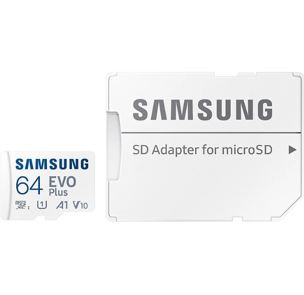 Thẻ Nhớ Micro SD Samsung Evo Plus 64GB Class 10 - 100MB/s (Kèm Adapter) - Hàng Chính Hãng