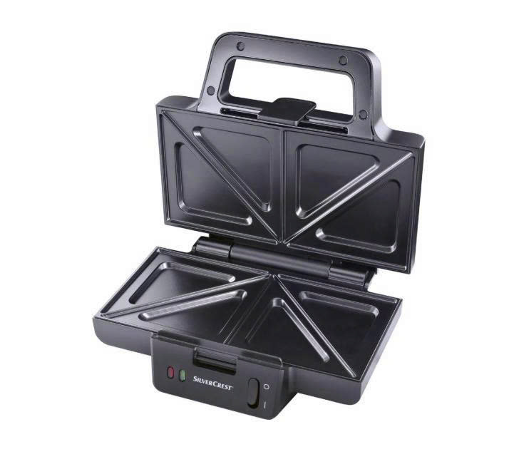 Máy kẹp bánh mỳ Silvercrest Sandwichmaker XXL SSWM A1 900 W Hàng chính hãng