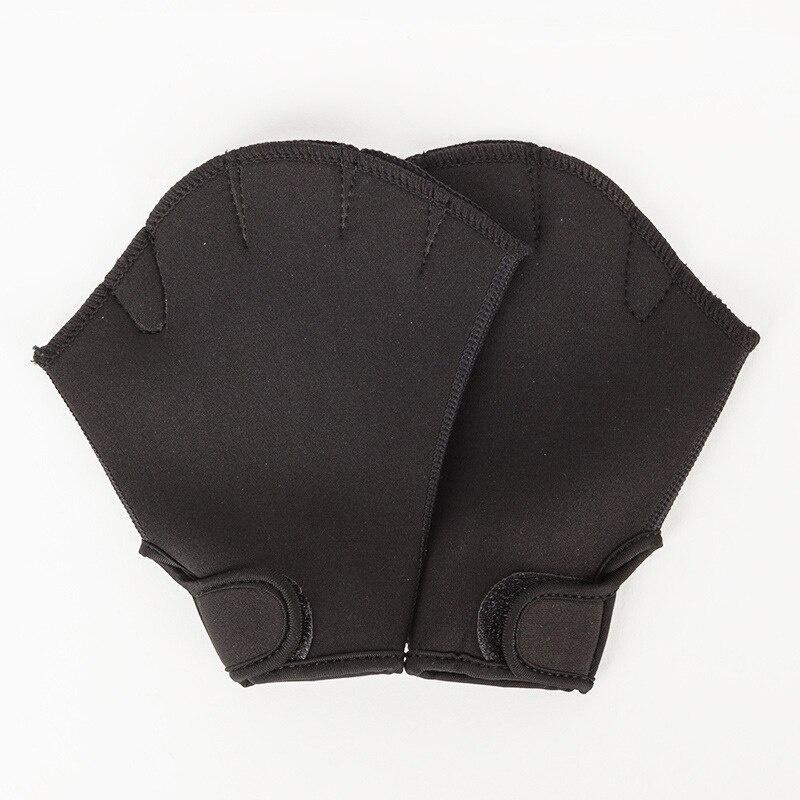1Pair Aquatic Gloves Swimming Flipper Fin Swim Training Tools For Men Women Diving Surfing Pool Diving Gloves Size S M L