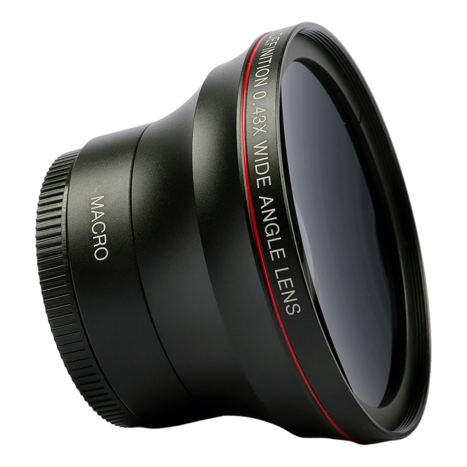 0.43x  Wide Angle Lens with  Portion for Camera Photography