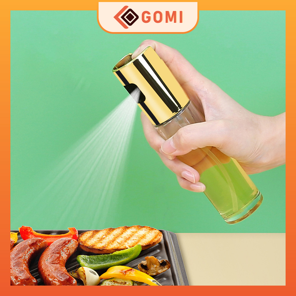 Bình Đựng Dầu Ăn Thủy Tinh Dạng Xịt, Chai Lọ Chiết Dầu Ăn, Gia Vị Dùng Nấu Ăn