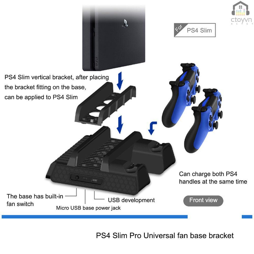 Đế tản nhiệt đứng đa năng cho PS4 SLIM PRO