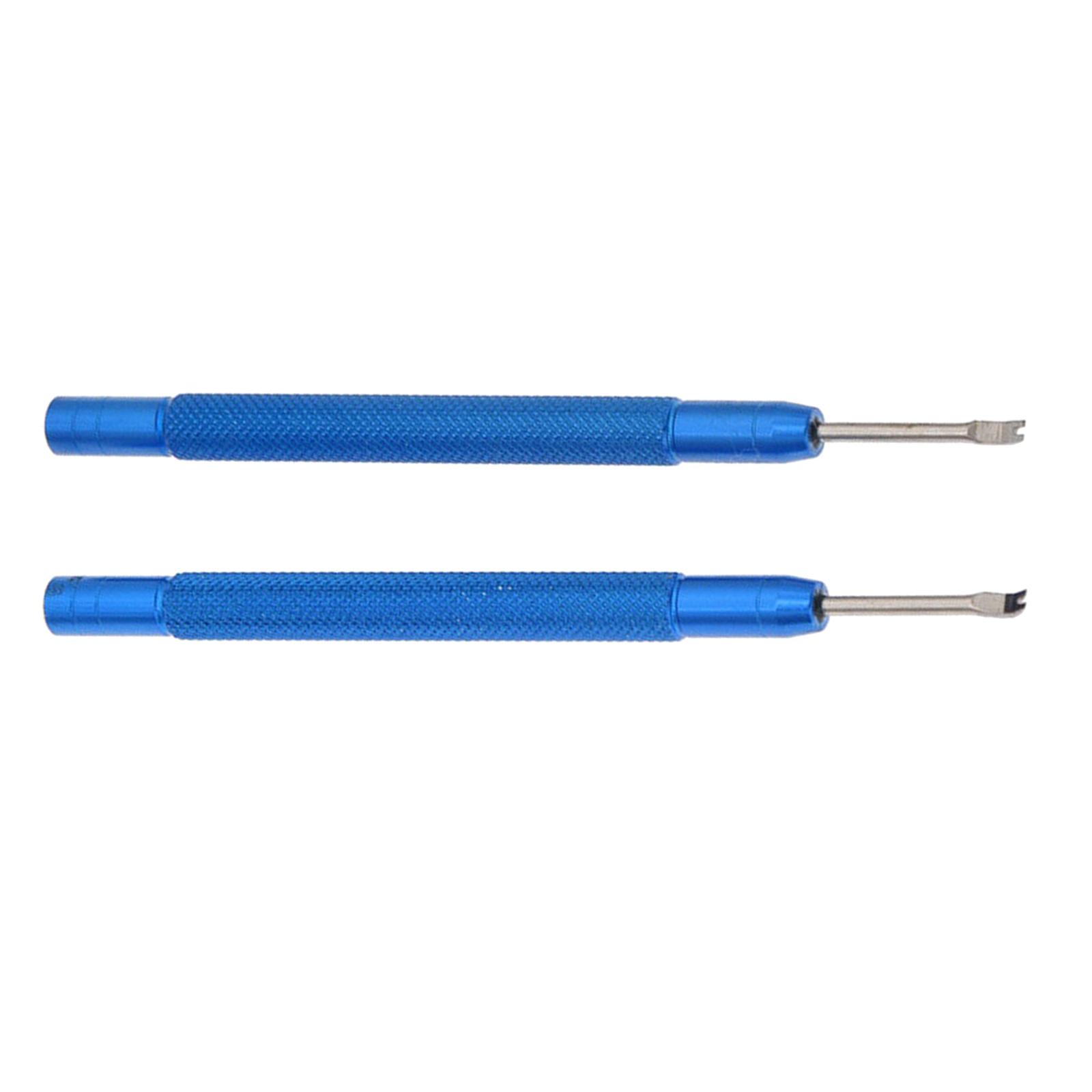 2x Link Pin Removal Bar Tool Set for Watch Wrist Bands Removal red