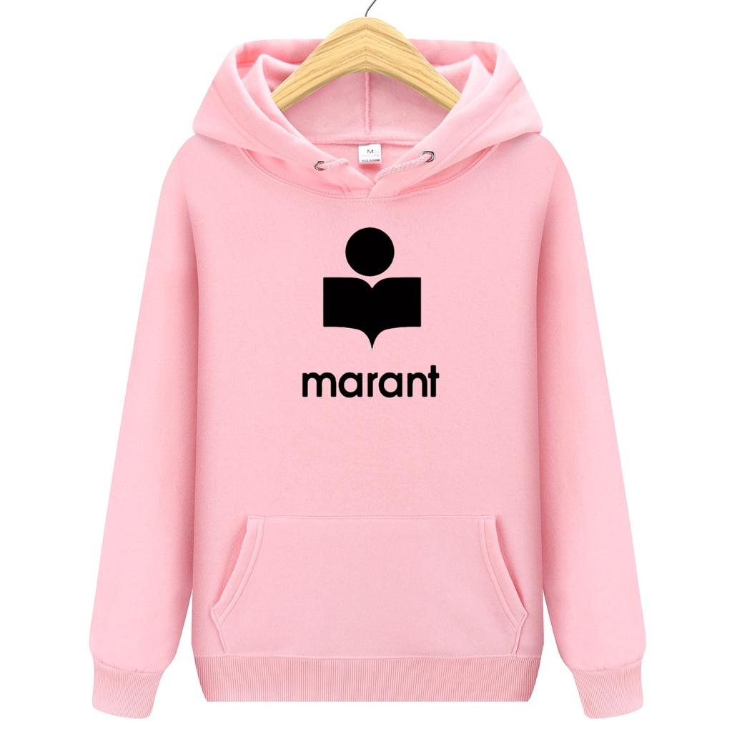 Áo nỉ Hoodie in chữ Maran hoodie Nam Nữ form rộng Unisex