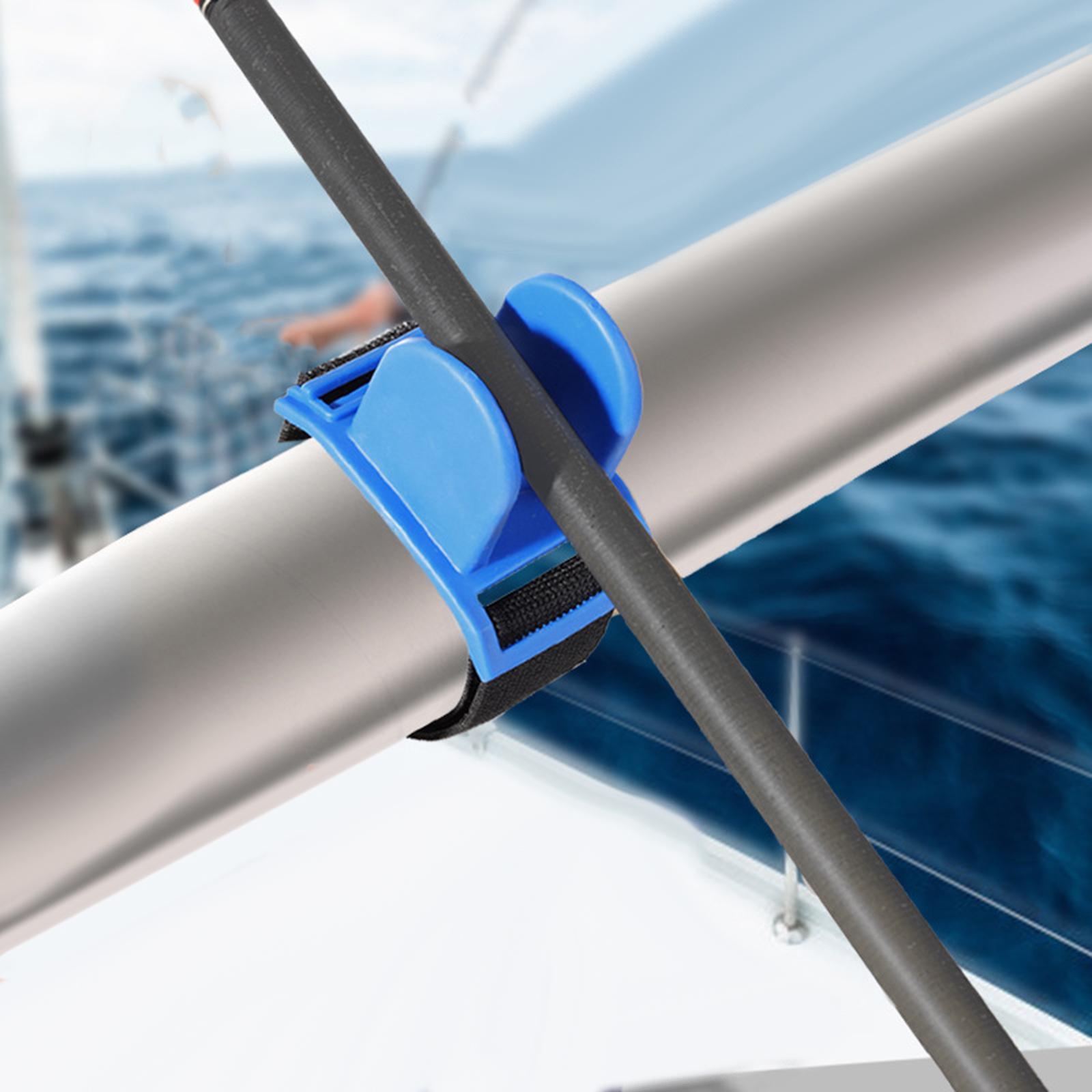 Fishing Rod Holders Fishing Rod Rack Gift for Husband Father Boat Fishing Pole Holders with Strap Fishing Rod Mount for Ship Yacht Dock Cars