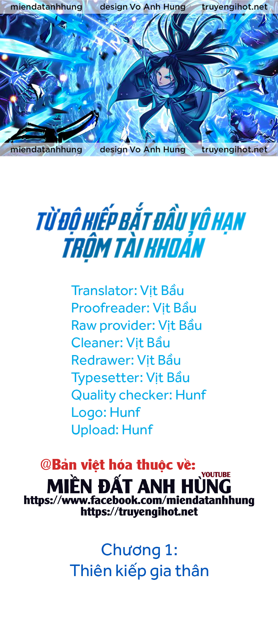 từ độ kiếp bắt đầu vô hạn trộm tài khoản chapter 1 1