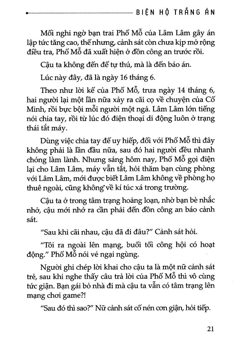 [Hàng thanh lý miễn đổi trả] Biện Hộ Trắng Án