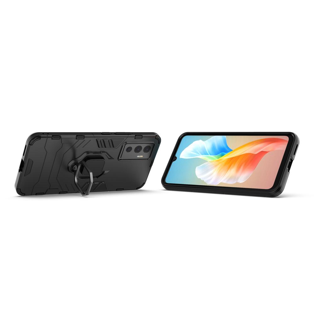 Ốp lưng dành cho Vivo V23E chống sốc iron man kèm nhẫn iring Bảo vệ camera và chống xem video tiện lợi