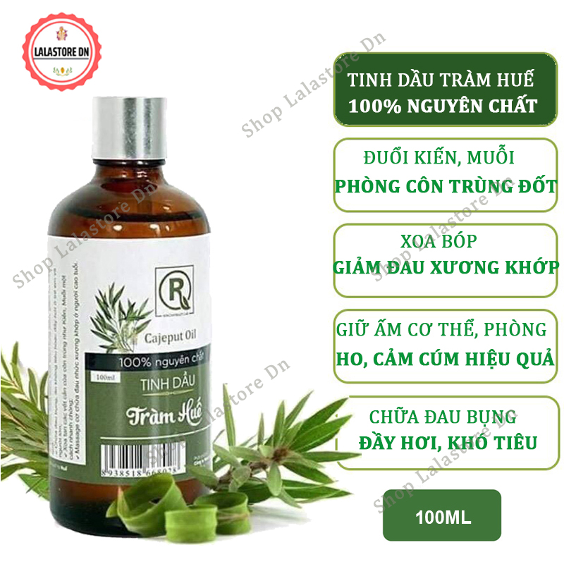 Tinh dầu tràm Huế 100% nguyên chất loại 1 HỒNG TÂM 100ml