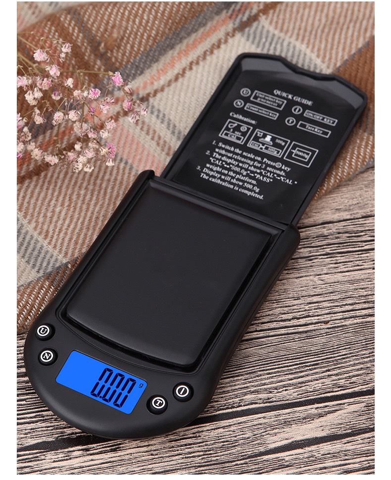 CÂN ĐIỆN TỬ TIỂU LY POCKET 200G/ 0.01G, CÓ ĐƠN VỊ CÂN VÀNG