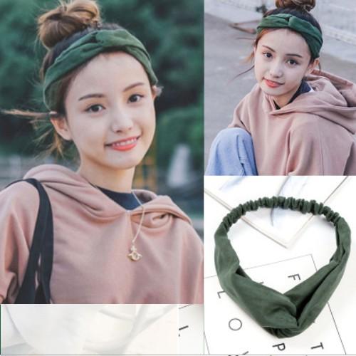 Băng đô turban 1 mầu.