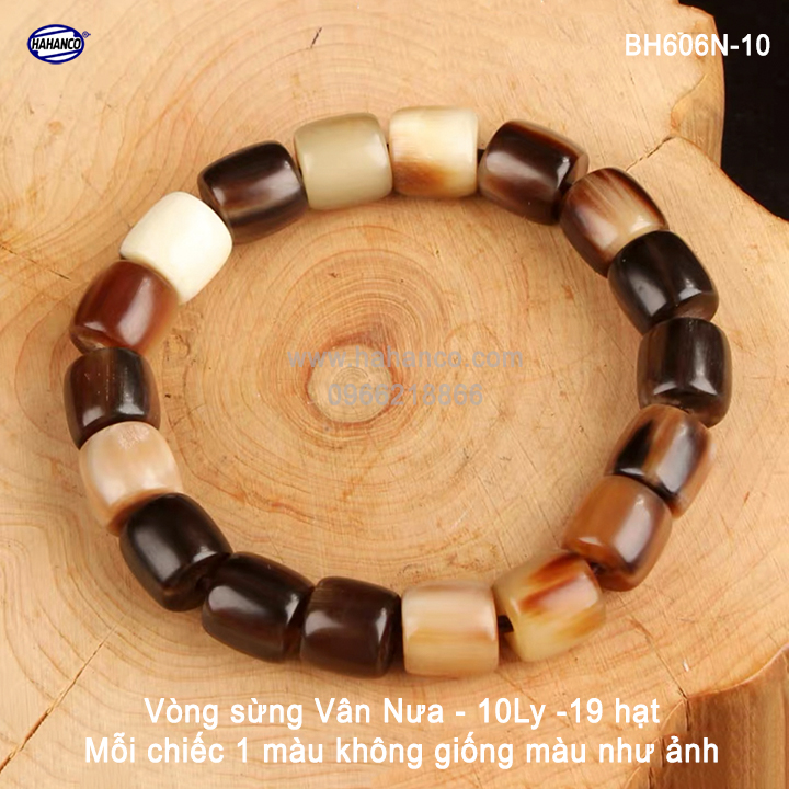 Vòng tay sừng đốt trúc BH606 - Phong Thủy - Phú quý và Tài Lộc - Bracelet of HAHANCO