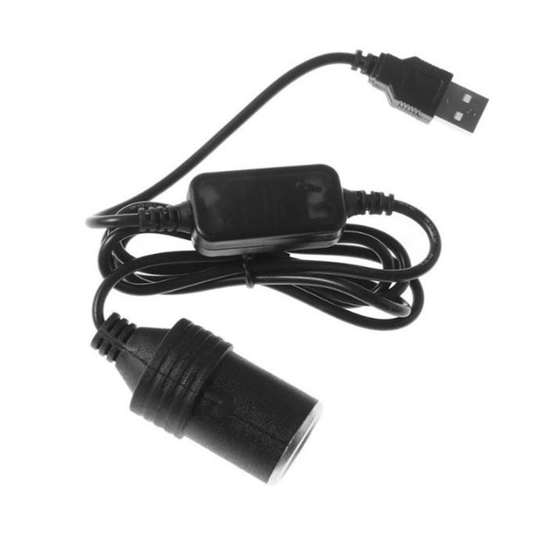 5V sang 12V, Cáp Chuyển 5V Sang 12V.Đầu Vào Là Cổng USB, Đầu Ra Là Cổng Tẩu