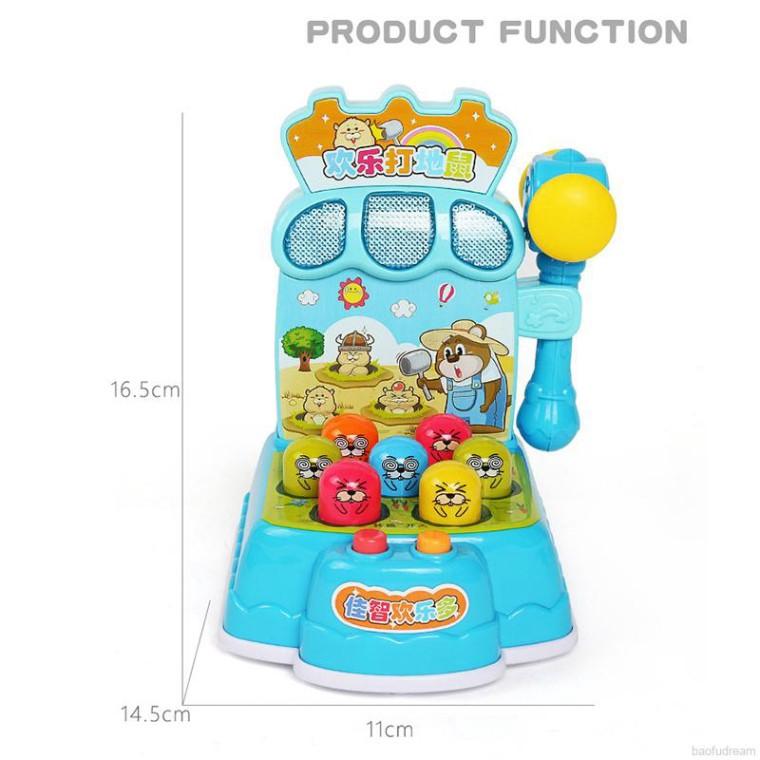 Đồ chơi đập chuột hamster có nhạc vui nhộn cho bé