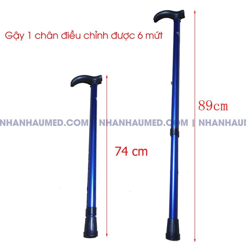 Gậy 1 Chân, Batong Chống Cho Người Già Điều Chỉnh Được 6 Mứt Hàng Chuẩn