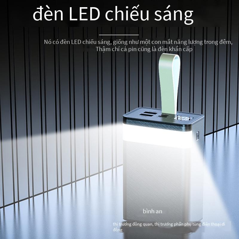 Đảm bảo chất lượng nguồn sản phẩm Sạc dung lượng lớn 30000 mAh kho tàng đèn hiển thị kỹ thuật số đa chức năng 3 bộ nguồn di động USB