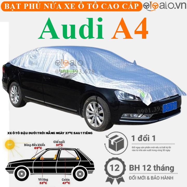 Bạt phủ nửa nóc xe Audi A4 vải dù 3 lớp