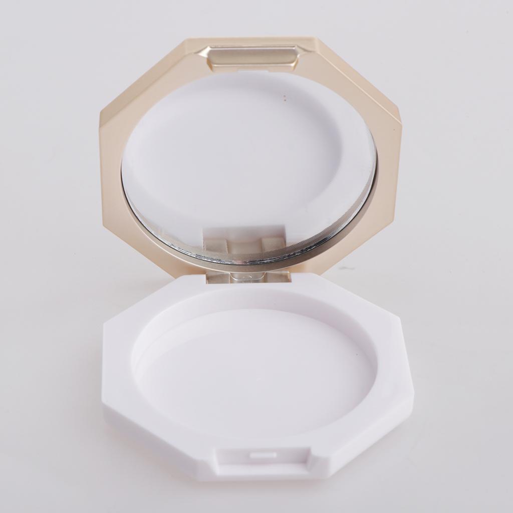 Plastic Empty Powder Case Box Face Powder Makeup Blusher Cosmetic Container