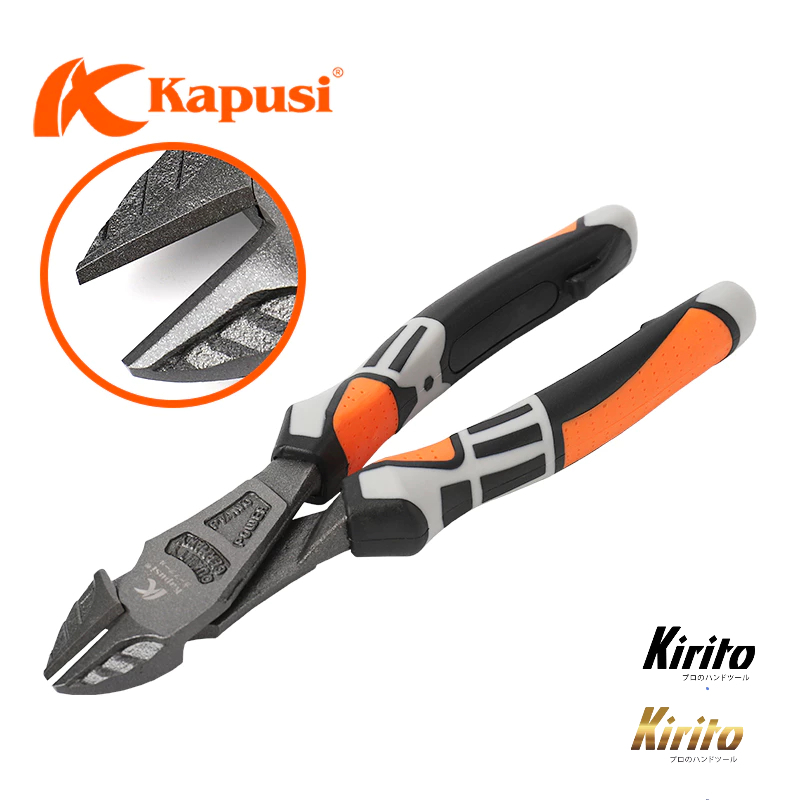 Kìm cắt đa năng công nghiệp Nhật Kapusi JAPAN 7.5inch/ 190mm thép CR-V cao cấp k8001