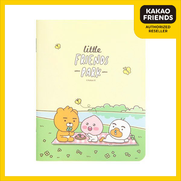 Sổ Tay Mini Little Friends Park Yellow Kakao Friends Chính Hãng