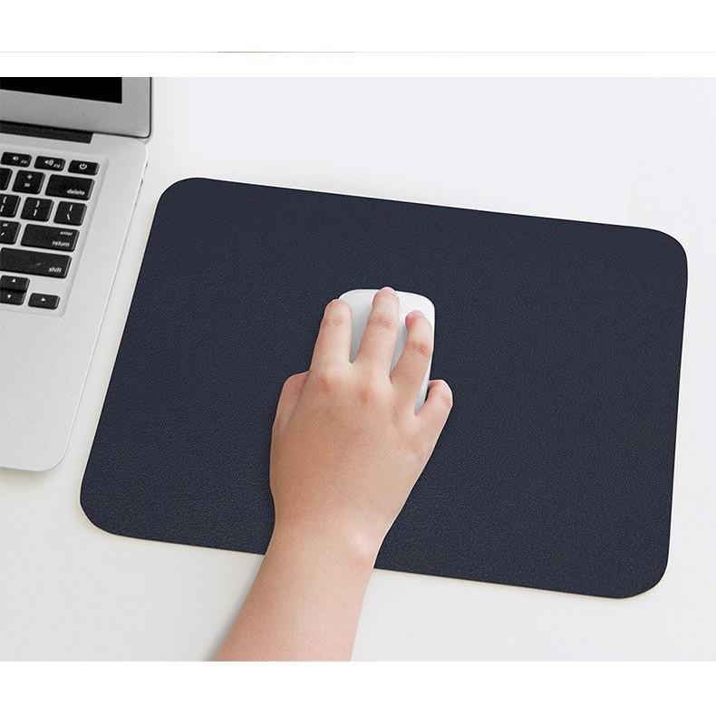 Hình ảnh Mouse Pad Lót Chuột Da Cỡ Lớn Kiêm Miếng Lót Bàn Làm Việc Deskpad Size Lớn Chống Nước Nhiều Màu