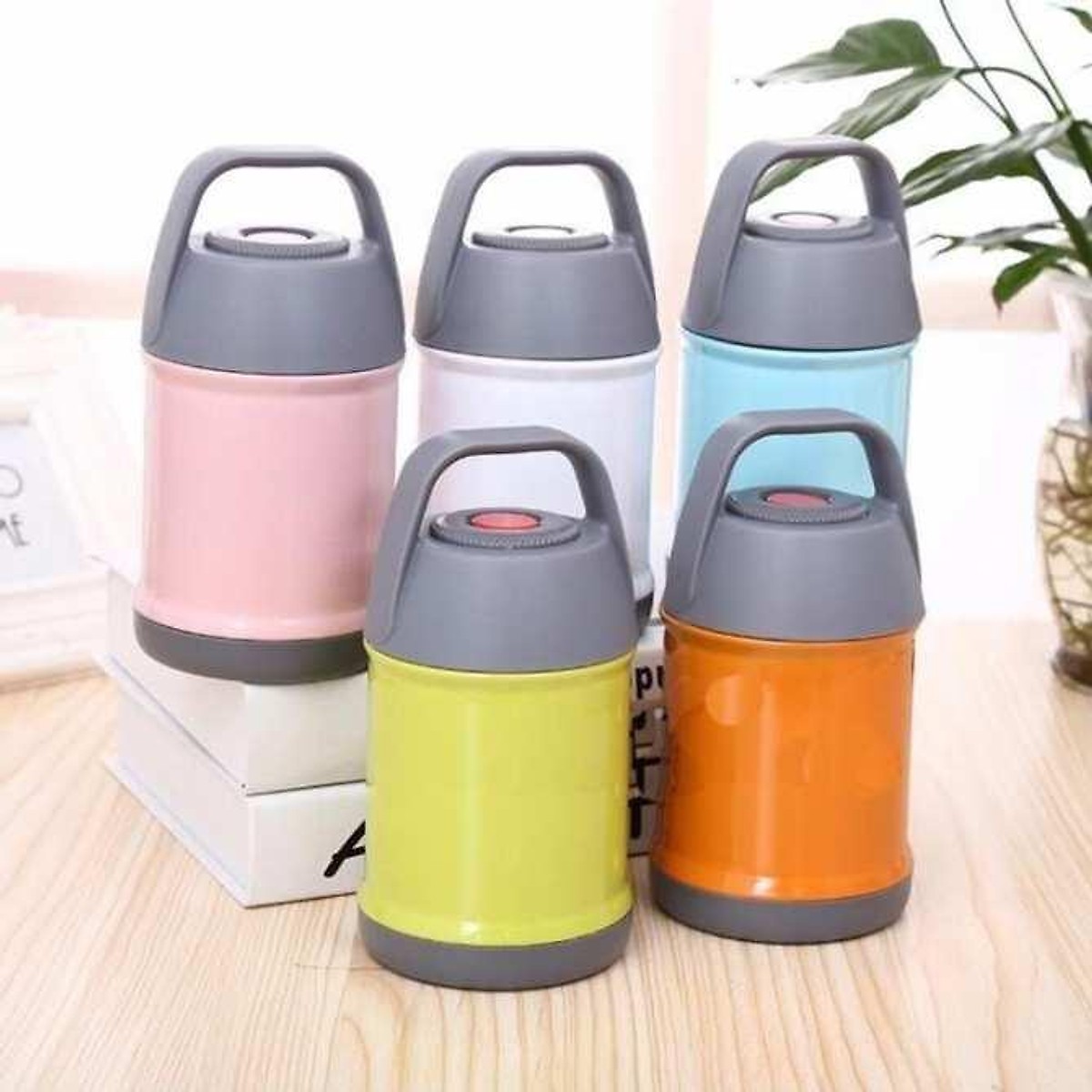 Bình ủ cháo siêu tốc 450ml - Màu ngẫu nhiên