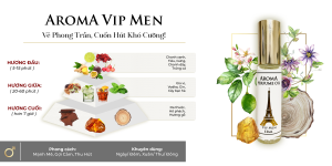 Tầng hương tinh dầu nước hoa Aroma Vip Men