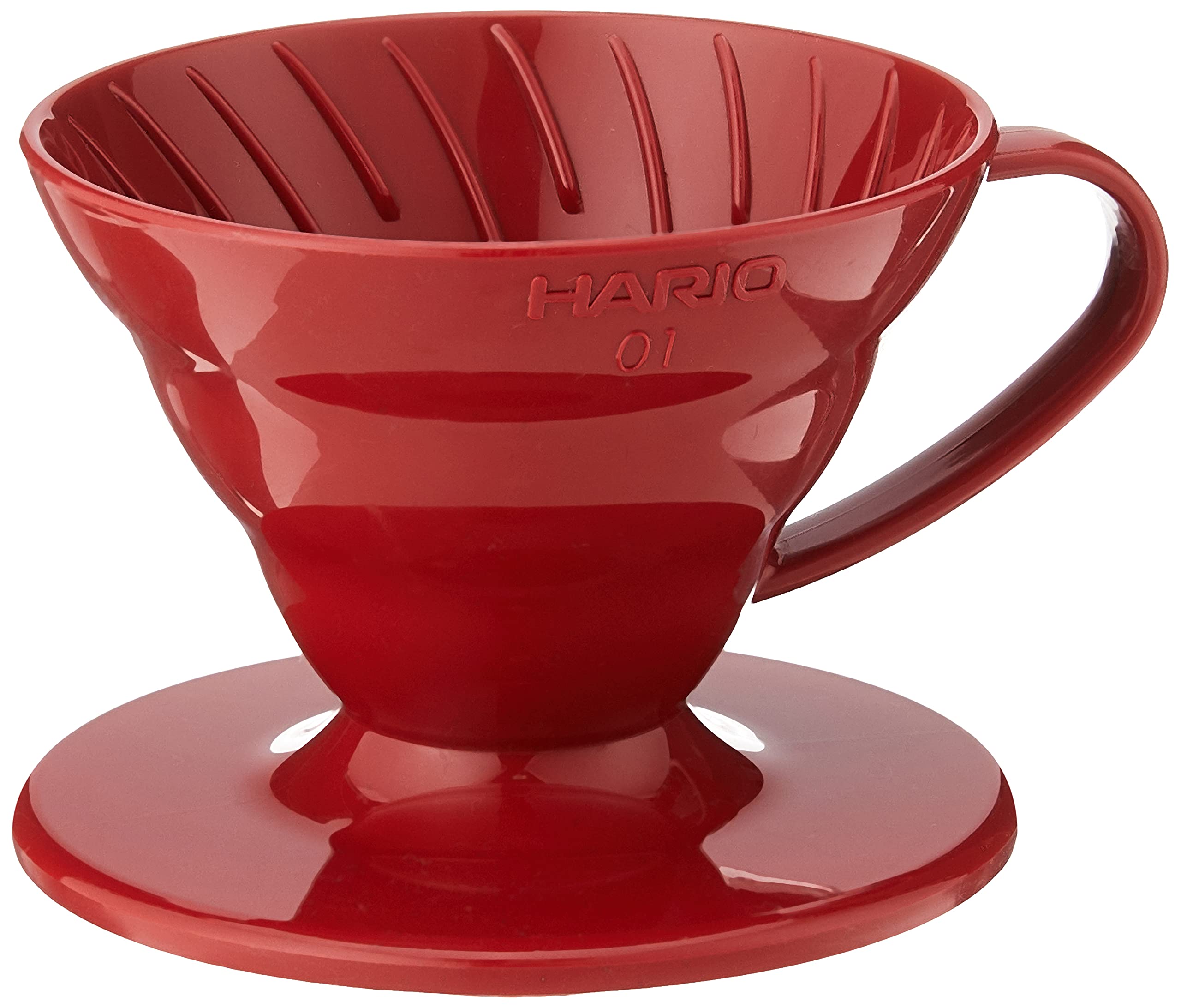 Phễu lọc cà phê V60 sứ đỏ | 1-2 cups (size 01)1-2 cups (size 01) và 3-4 cups (size 02)