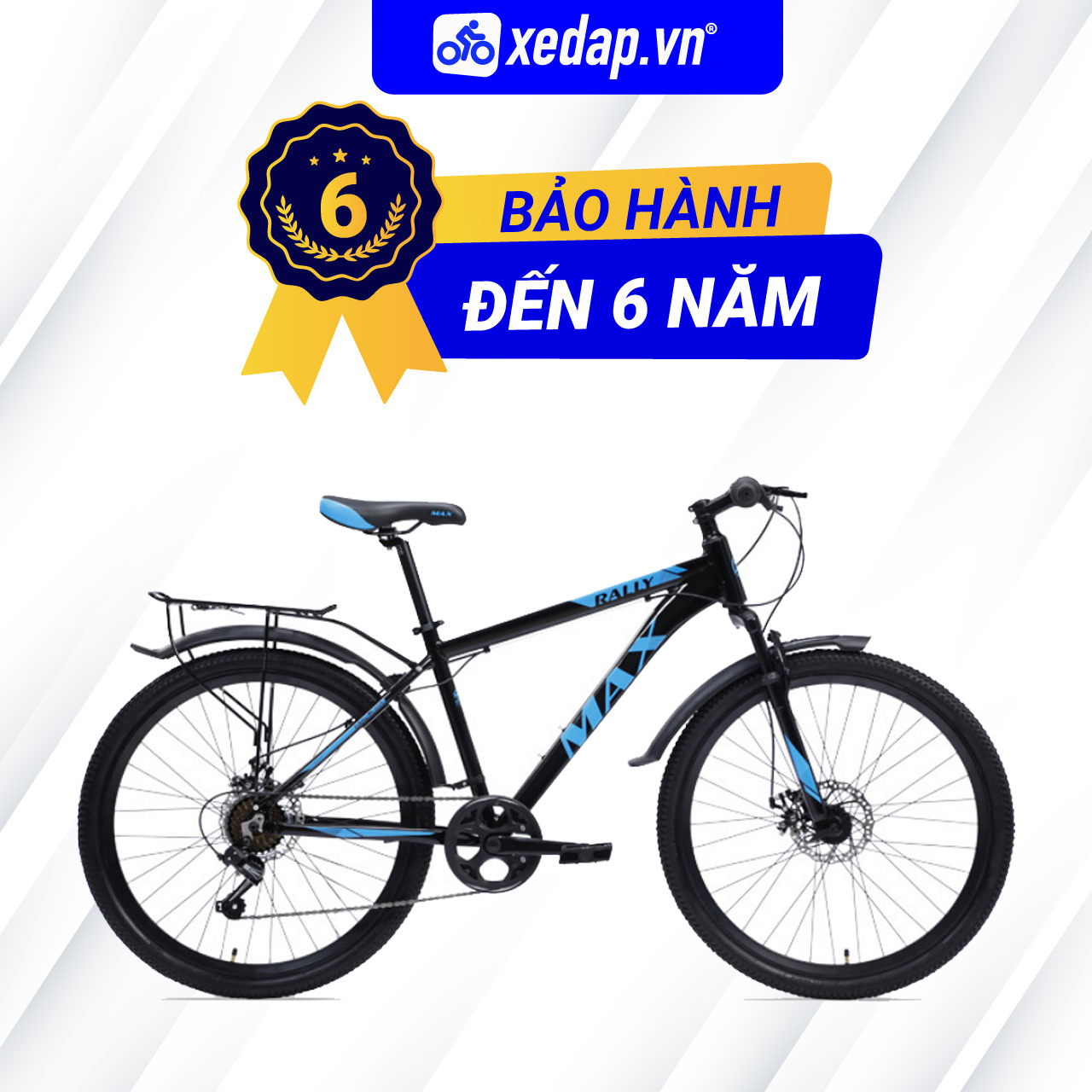 [FREESHIP] Xe Đạp Thể Thao Địa Hình MTB MAX BIKE Rally – Phanh đĩa, Bánh 26 Inches – 2022