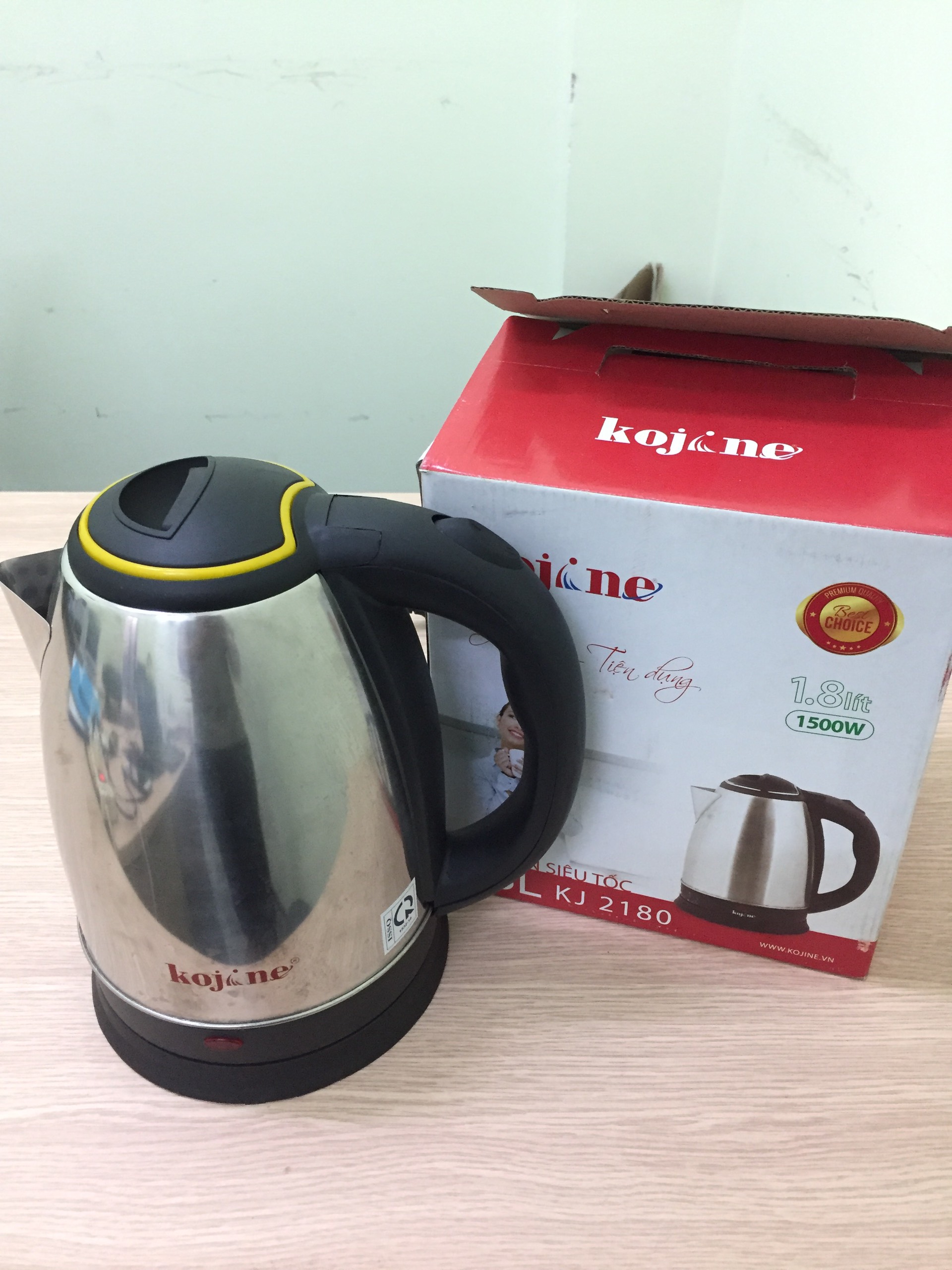 Ấm siêu tốc Kojine chính hãng - dung tích 1,8lit