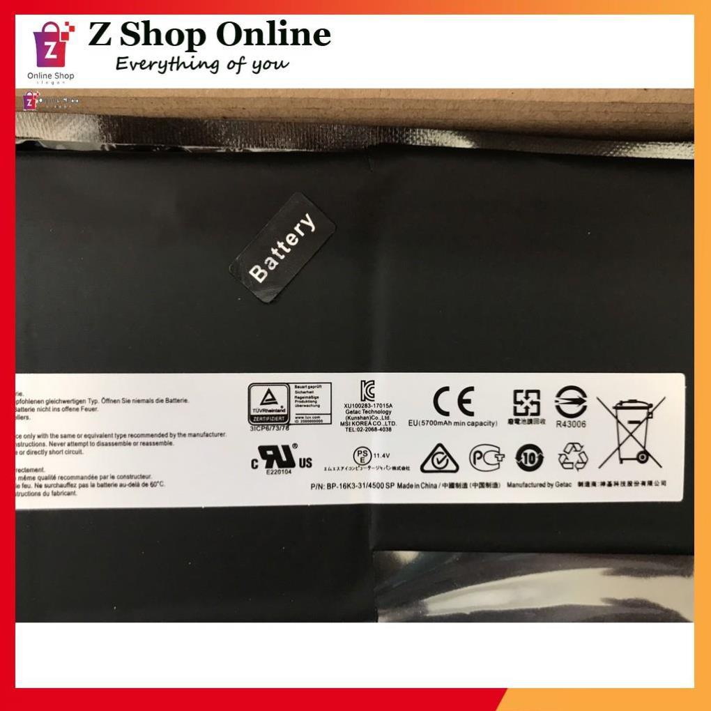 Pin Dùng Cho MSI GF63 8RD 8RC GF75 BTY-M6K Original