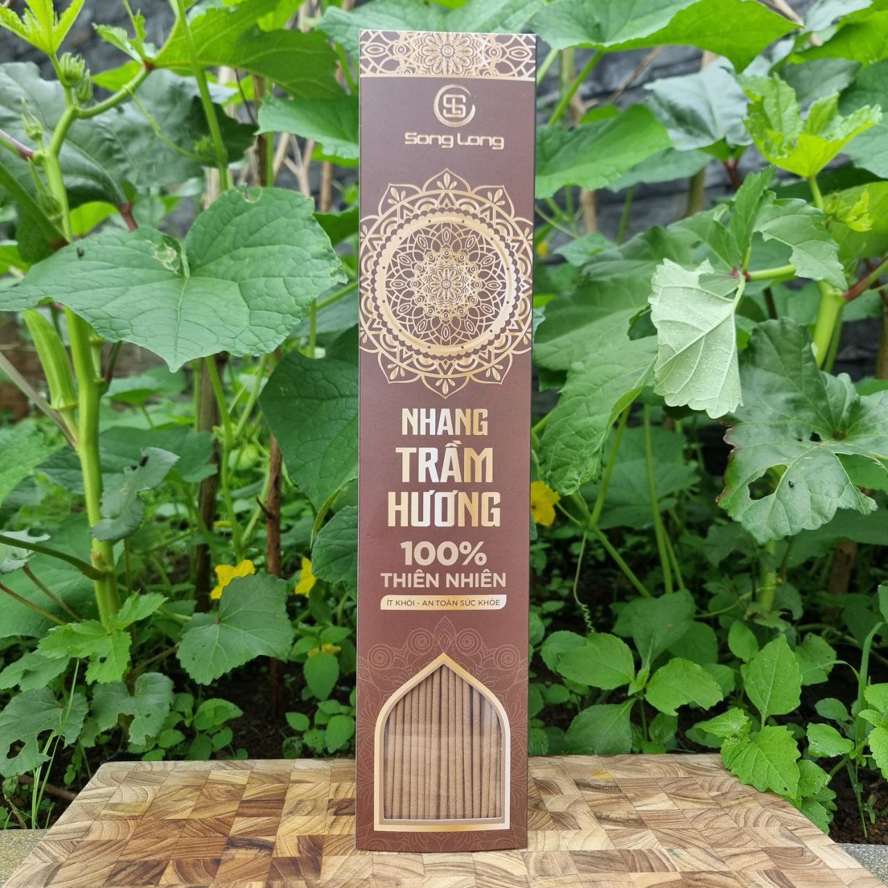 Nhang Trầm Hương 40cm Hộp 90 cây