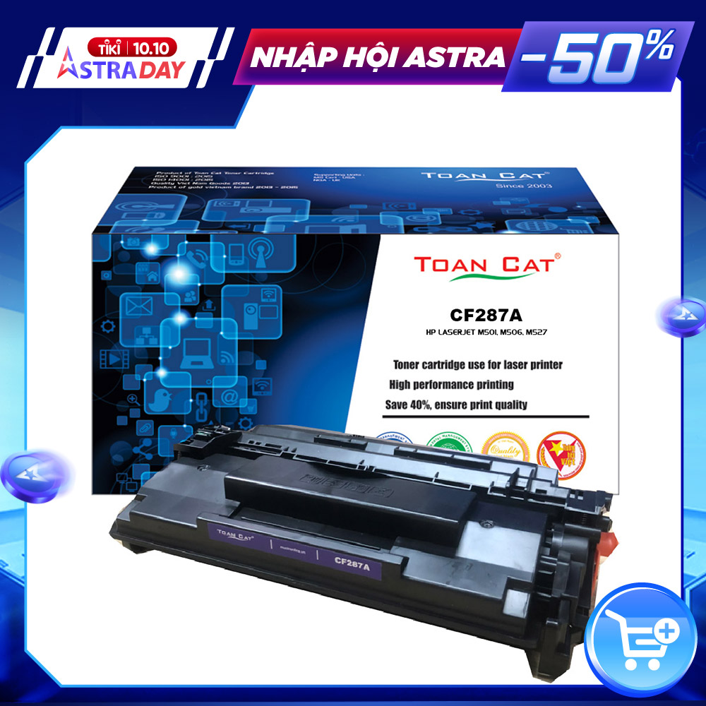 Mực in Toàn Cát - CF287A dùng cho máy in HP Laserjet 4200, 4200 N, 4200 TN - HÀNG CHÍNH HÃNG