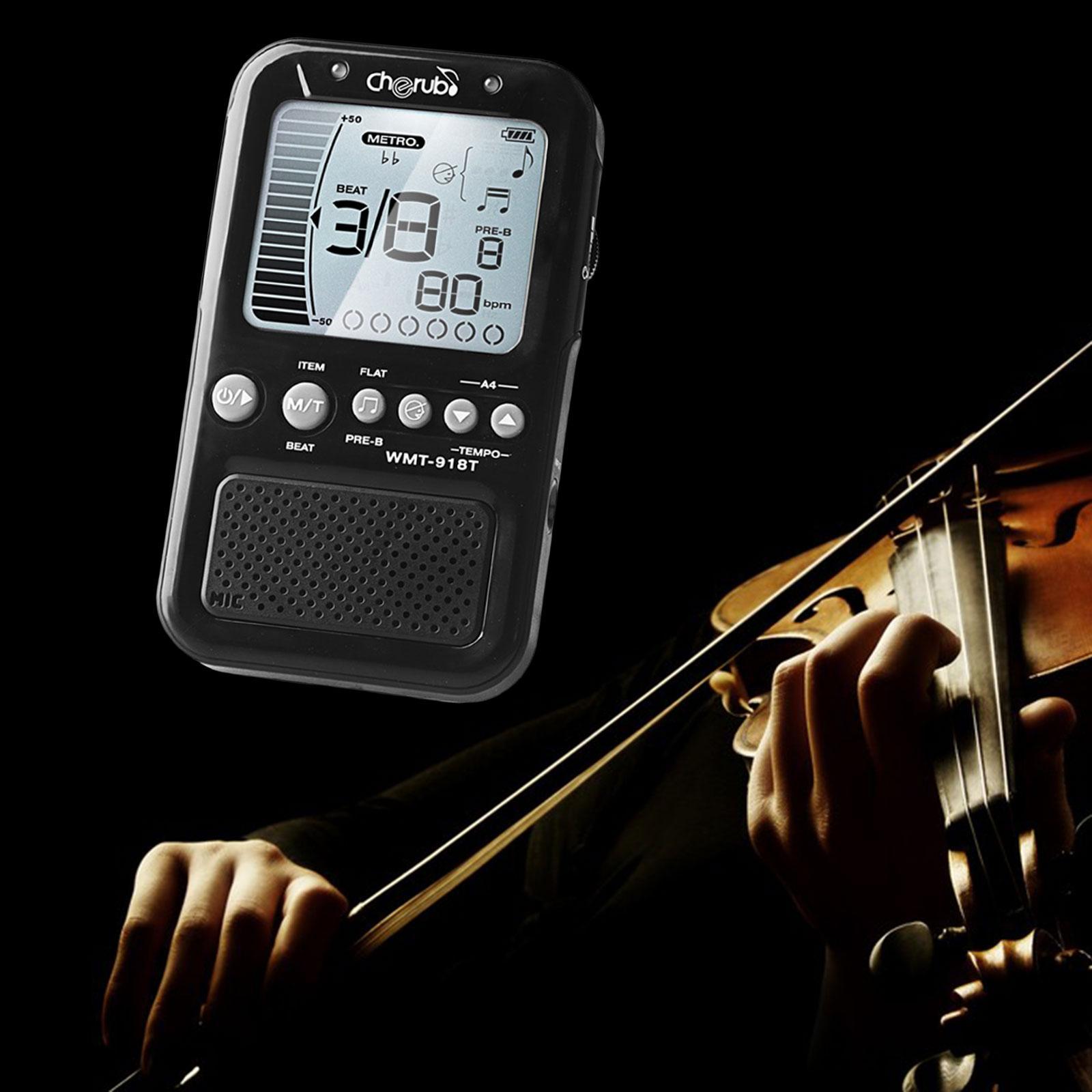 Metronome Tuner Guitar Piano Metronome for All Instruments Trumpet Chromatic