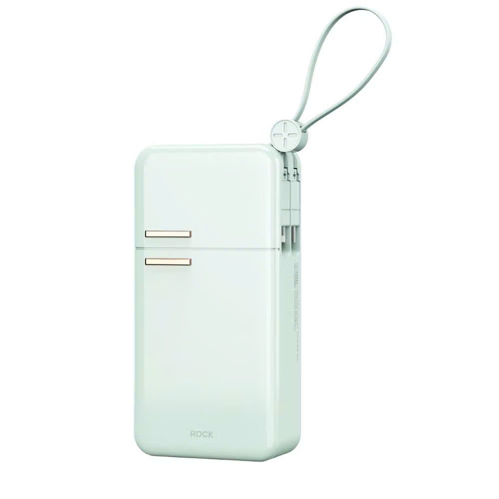 Pin sạc dự phòng Y18 ROCKSPACE sạc nhanh 20000mAh tích hợp dây cáp sạc - Hàng chính hãng bảo hành 12 tháng