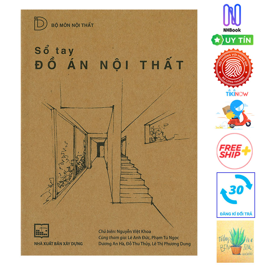 Sổ Tay Đồ Án Nội Thất Tặng Kèm Sổ Tay