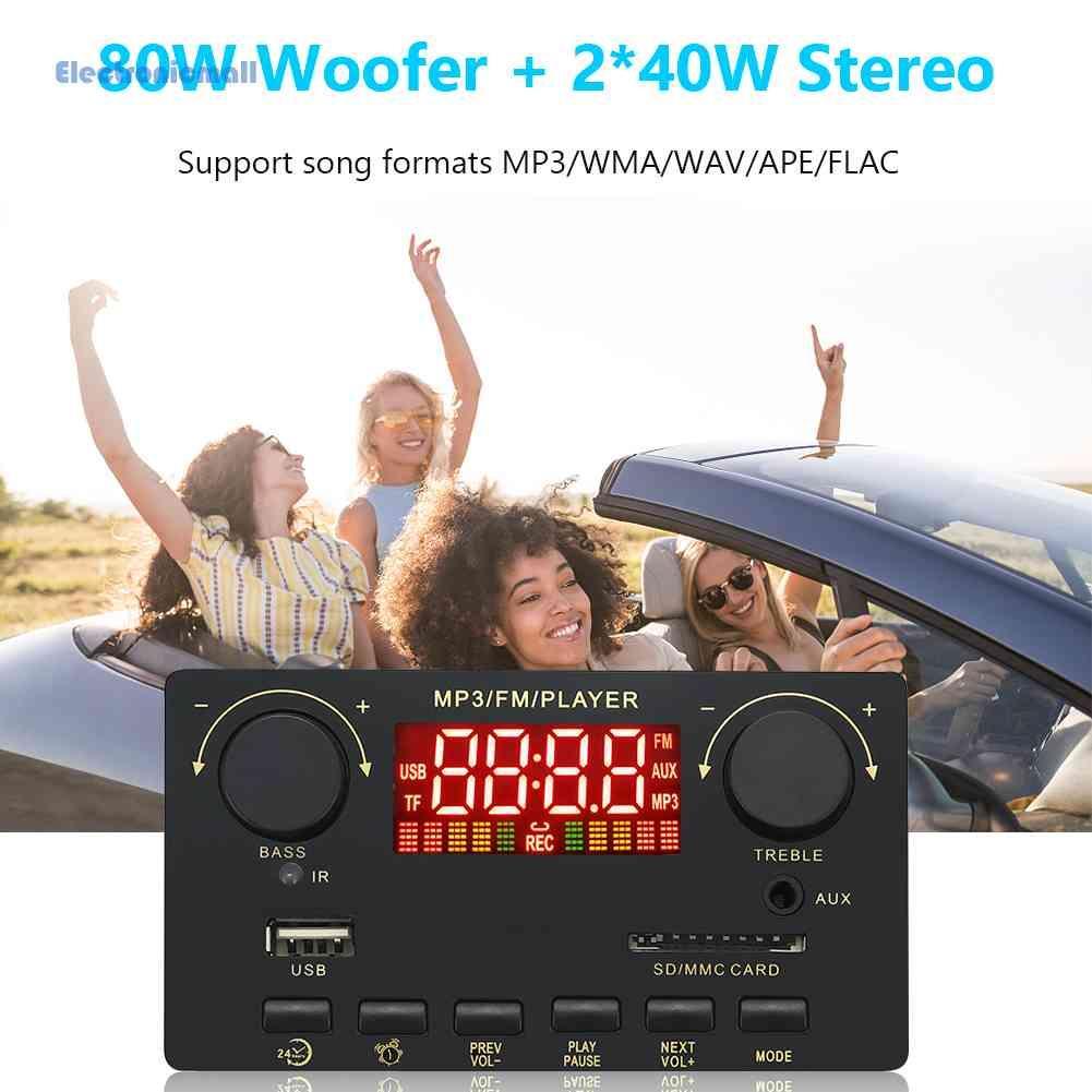 Bảng Mạch Giải Mã Máy Nghe Nhạc MP3 Kết Nối Bluetooth 5.0 2x40W 12V 80W