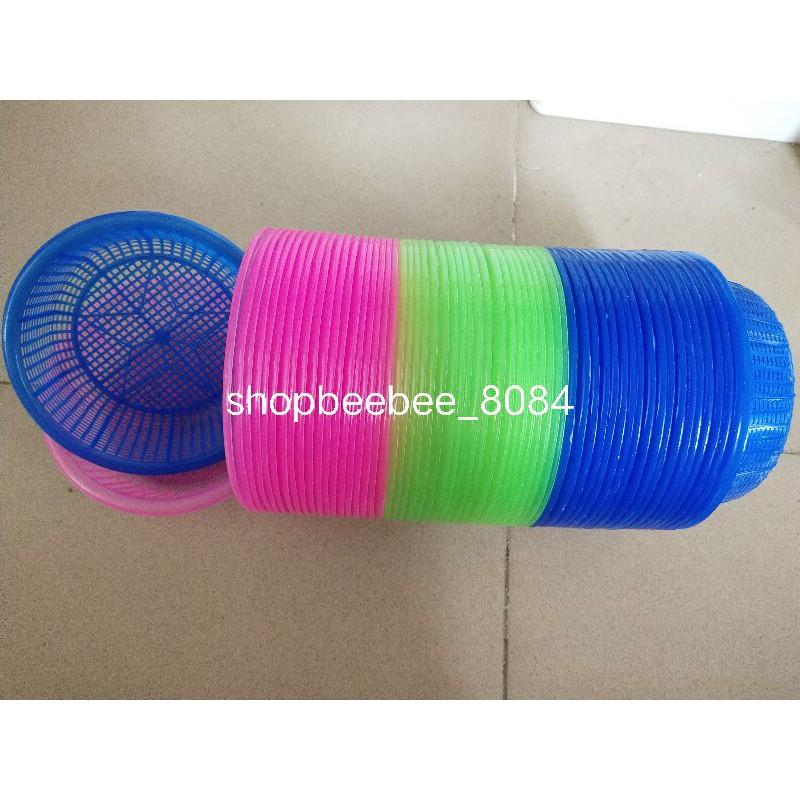 Set 10 cái rổ nhựa vuông , tròn màu sắc