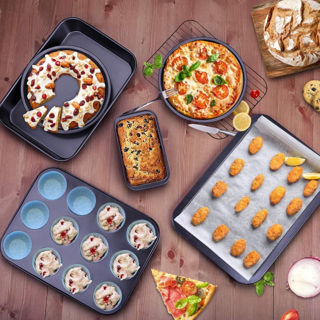 KHUÔN NƯỚNG BÁNH CHỐNG DÍNH/KHUÔN LÀM BÁNH MỲ,CUPCAKE,MUFFIN,CHESSCAKE,MOUSSE,PIZZA