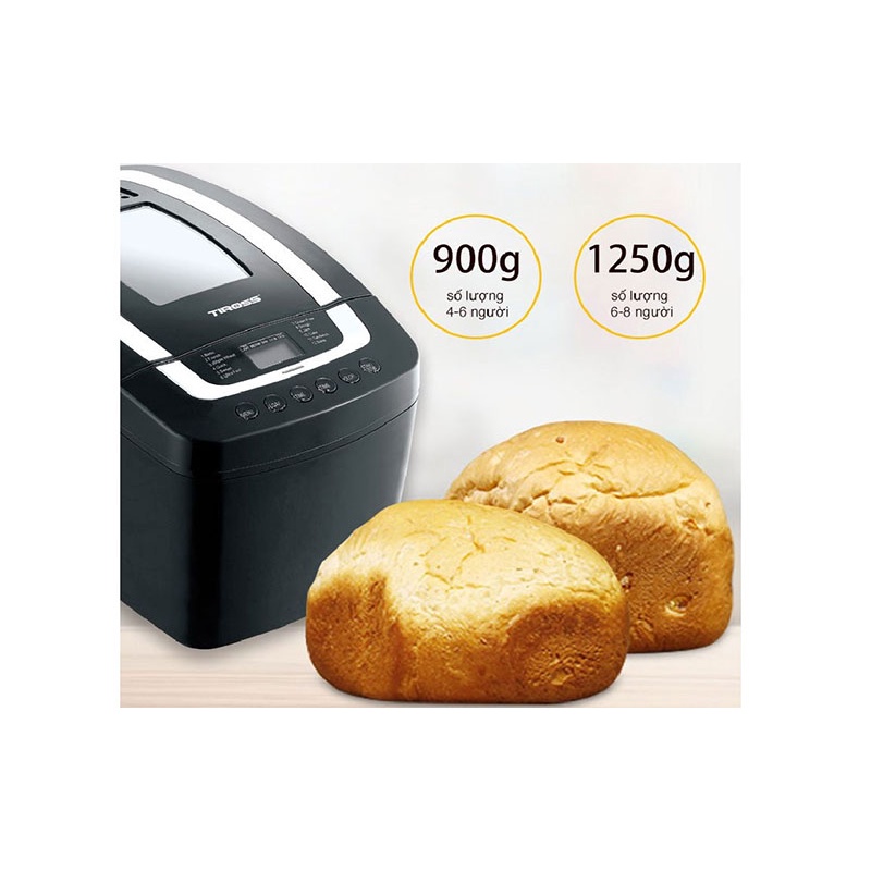 Máy làm bánh mỳ 12 chức năng Tiross TS8230 - Hàng chính hãng