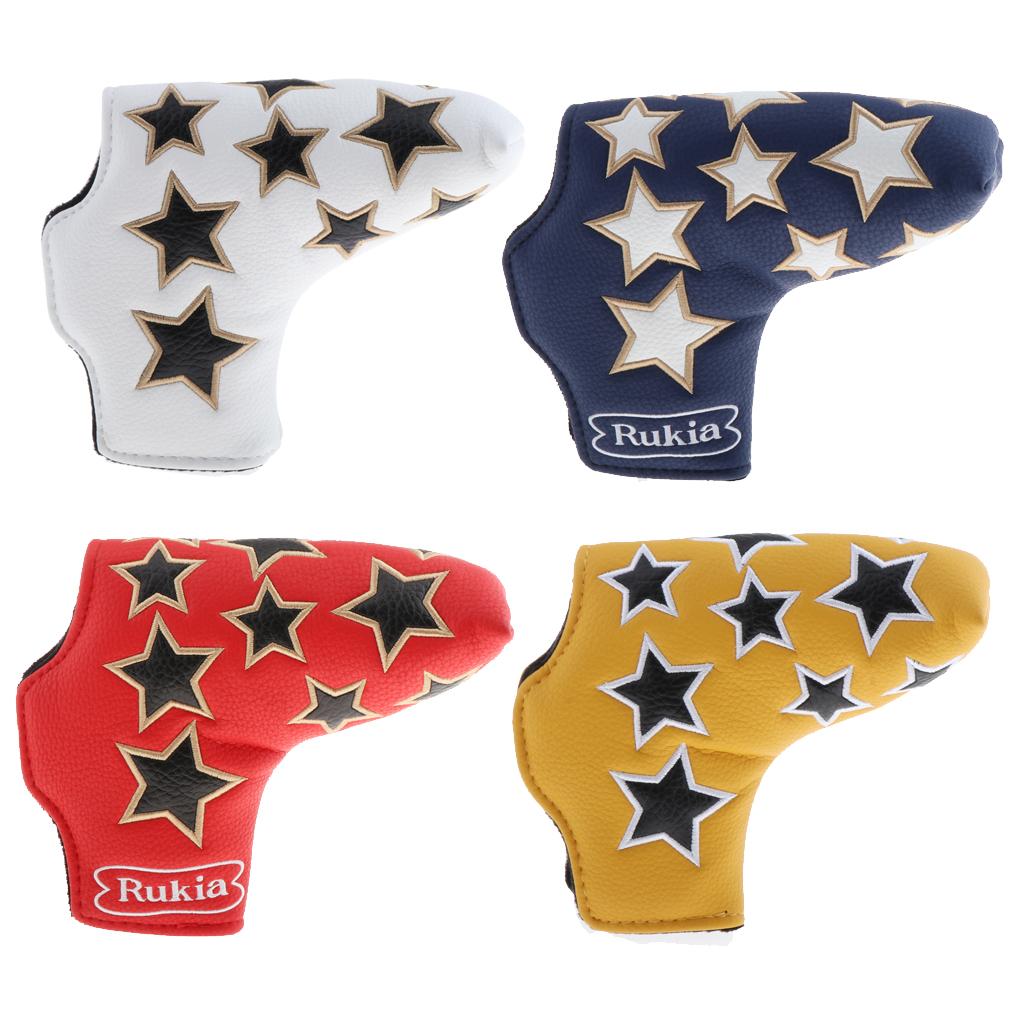 Waterproof Golf Putter Head Covers Blade PU Leather Club Headcover
