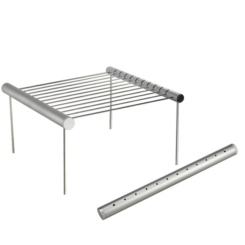 Bếp Nướng Than Hoa Mini Gấp Gọn Bếp Nướng BBQ Dã Ngoại Mini Inox 304 Dành Cho 1-3 Người