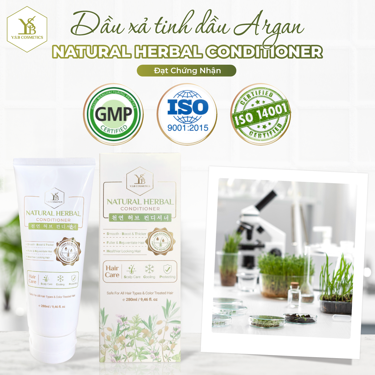 Dầu xả Tinh Dầu Argan NATURAL HERBAL CONDITIONER