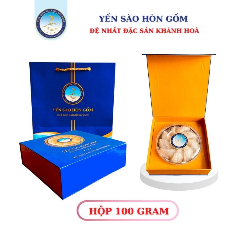 Yến Sào Khánh Hoà Tinh Chế Rút Lông Cao Cấp - Hộp 50/100 gram - Yến Sào Hòn Gốm Chính Hiệu Khánh Hoà - HG SALANGANES NEST