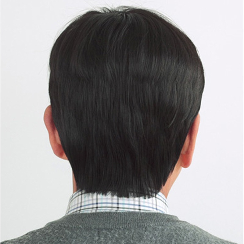 Tóc giả nam D80 FREESHIP tóc nam, tóc trung niên, tặng lưới chụp